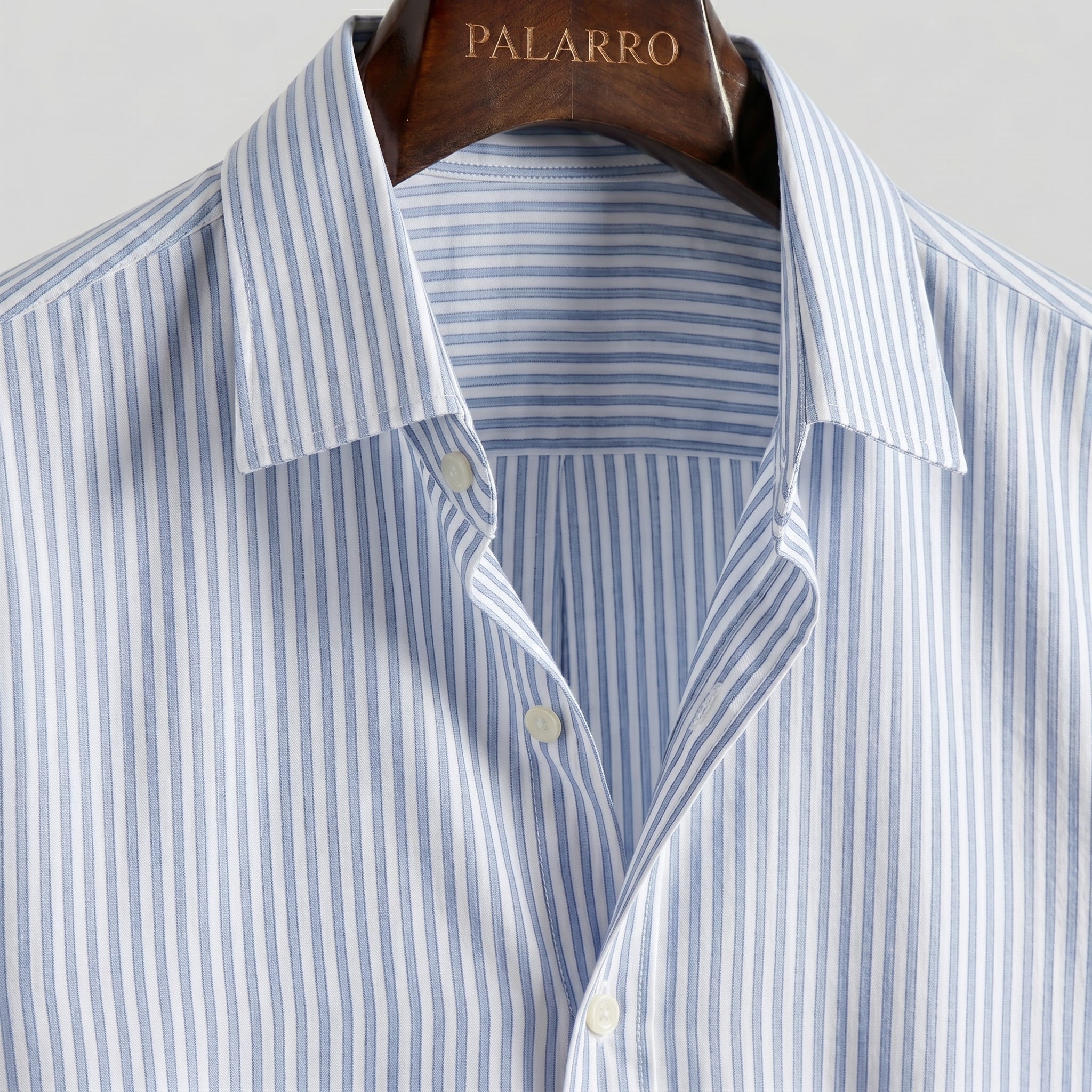 Palarro Leinen Hemd Blau