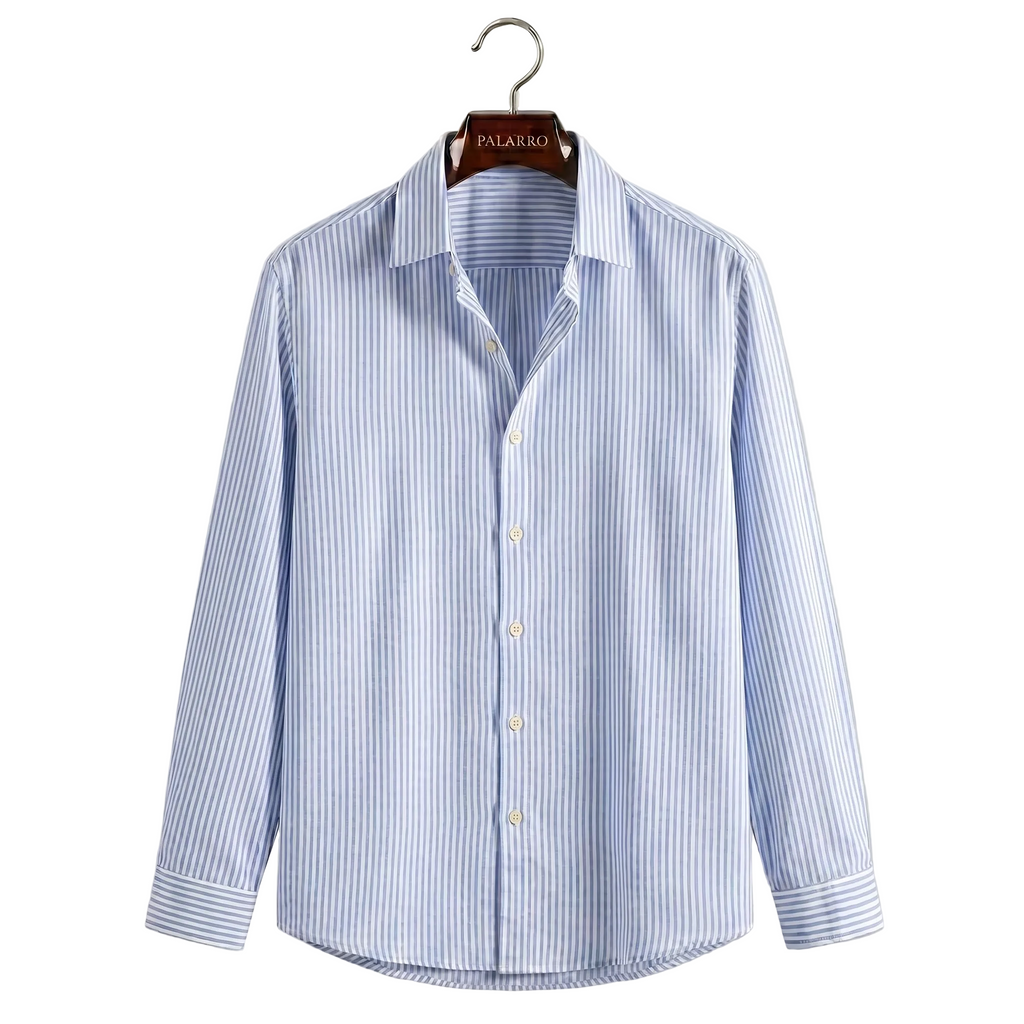 Palarro Leinen Hemd Blau